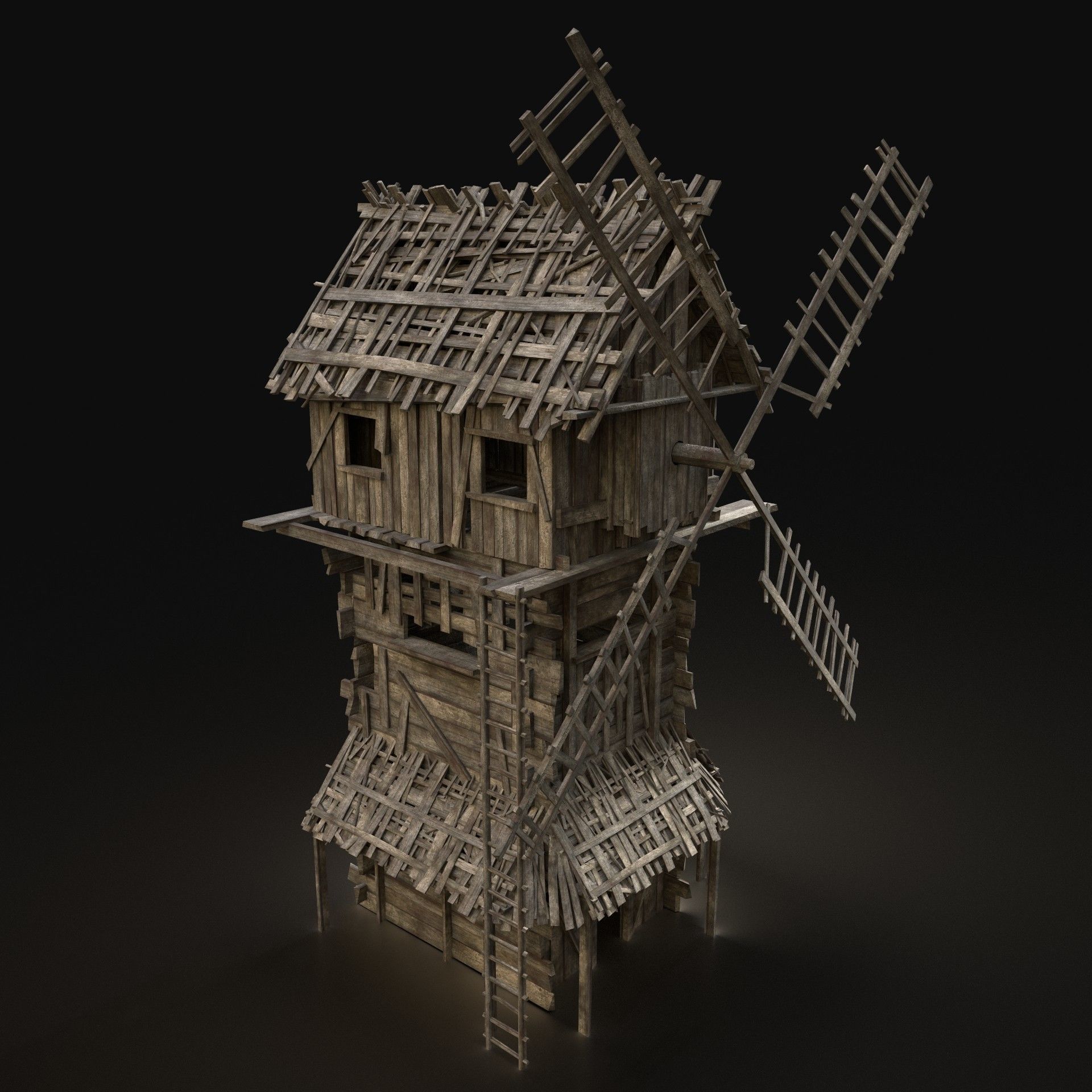 Next Gen AAA Village Builder Houses with interior 3D Model Collection_35