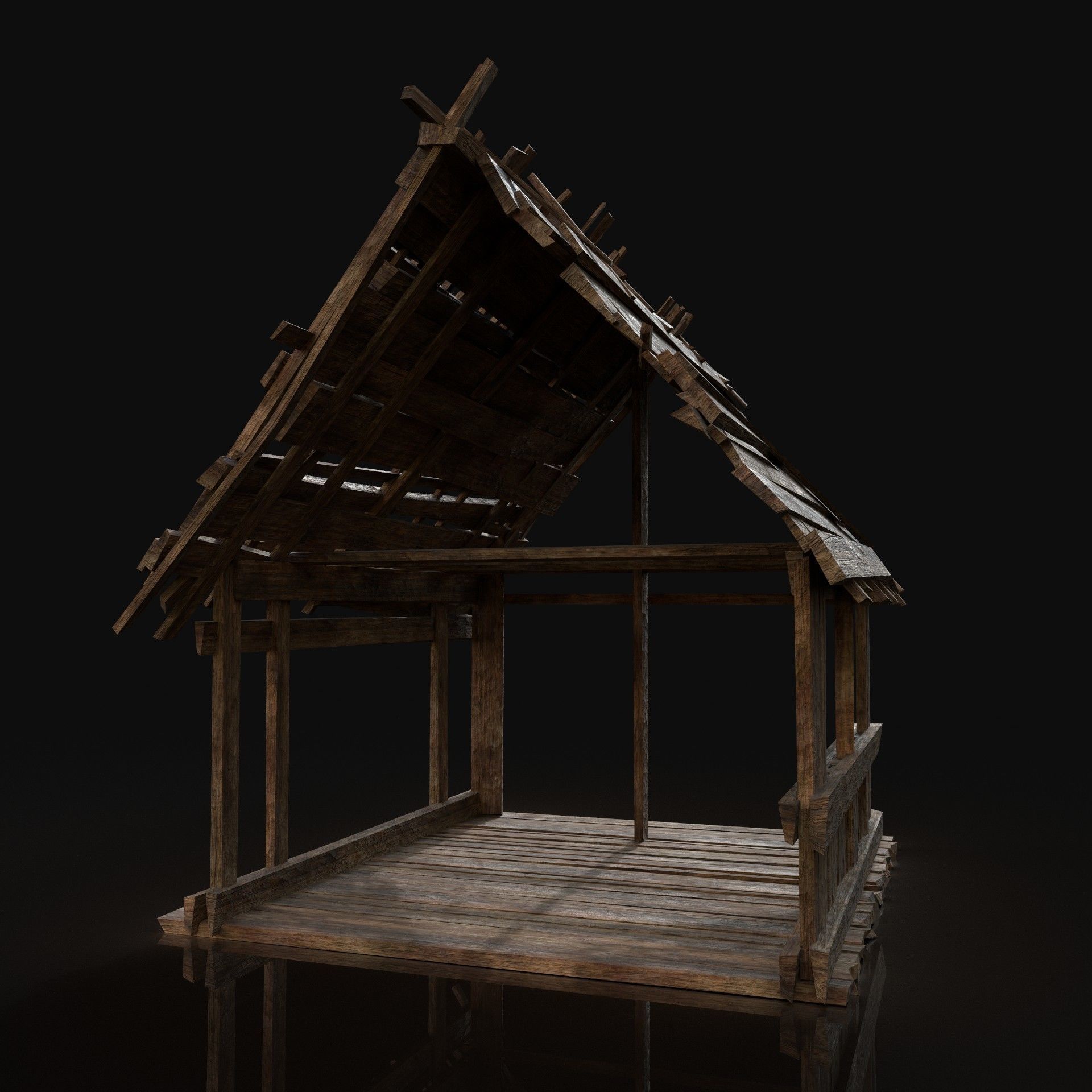 Next Gen AAA Village Builder Houses with interior 3D Model Collection_63