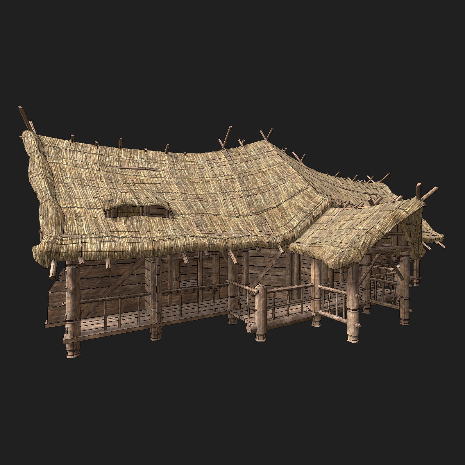 Next Gen AAA Village Builder Houses with interior 3D Model Collection_56