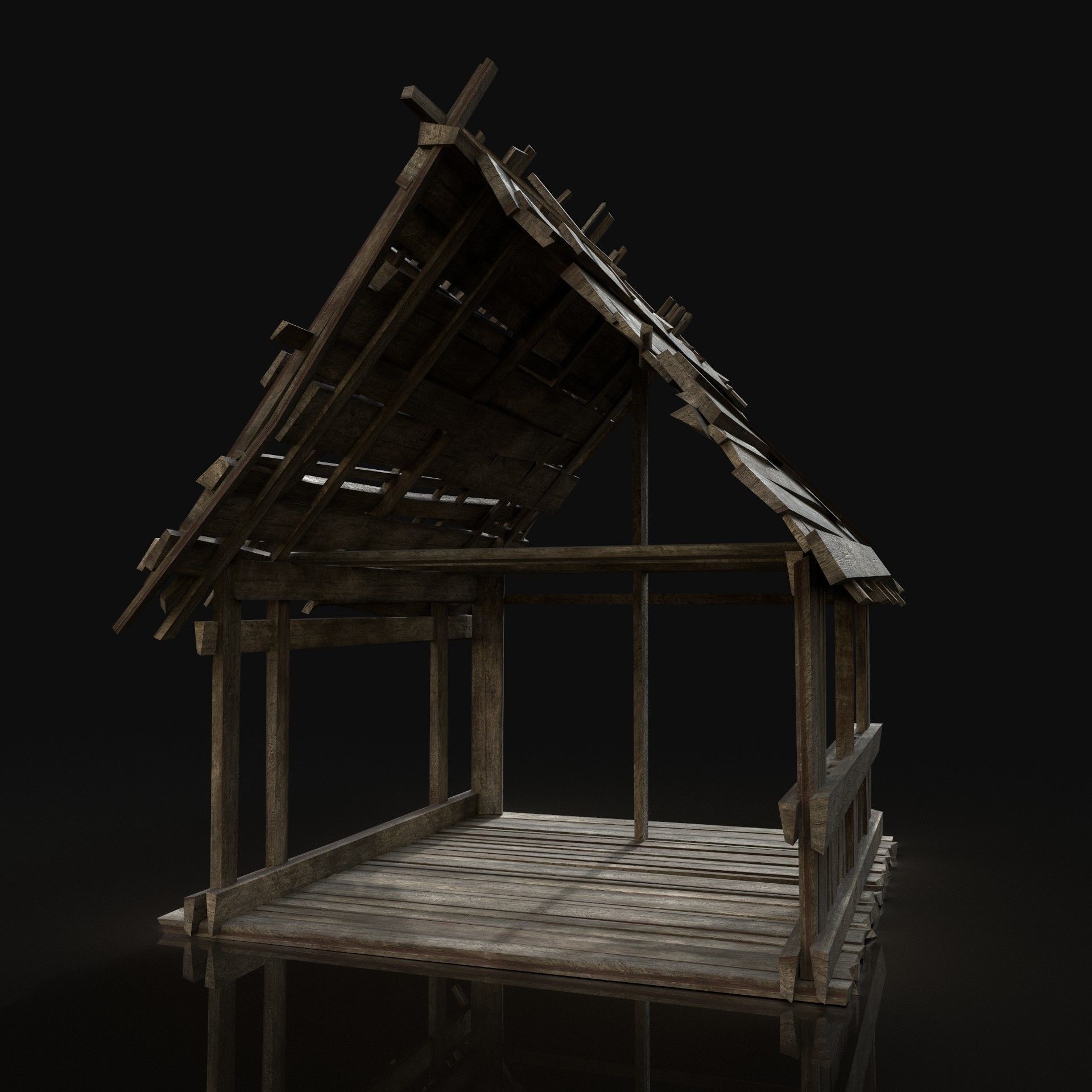 Next Gen AAA Village Builder Houses with interior 3D Model Collection_62