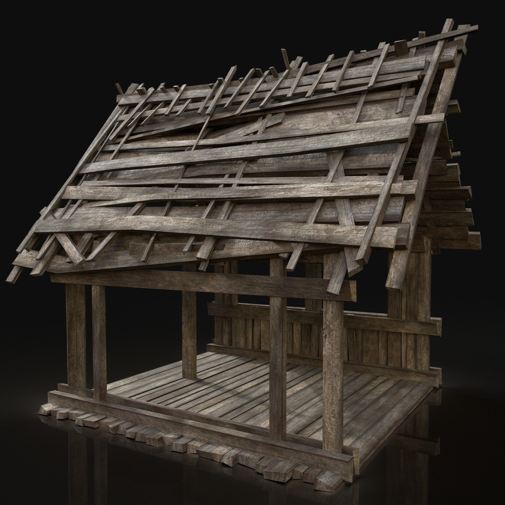 Next Gen AAA Village Builder Houses with interior 3D Model Collection_66