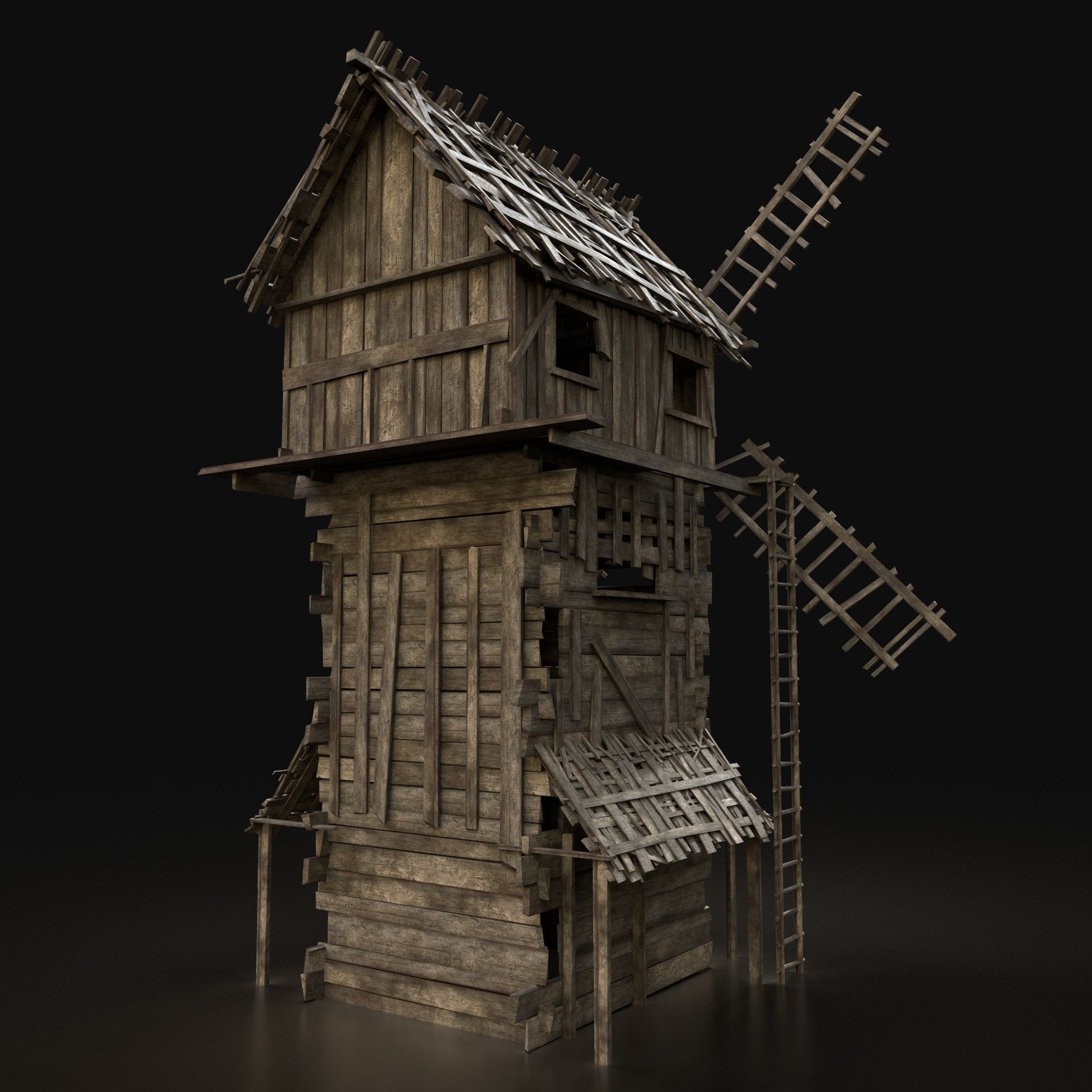 Next Gen AAA Village Builder Houses with interior 3D Model Collection_34