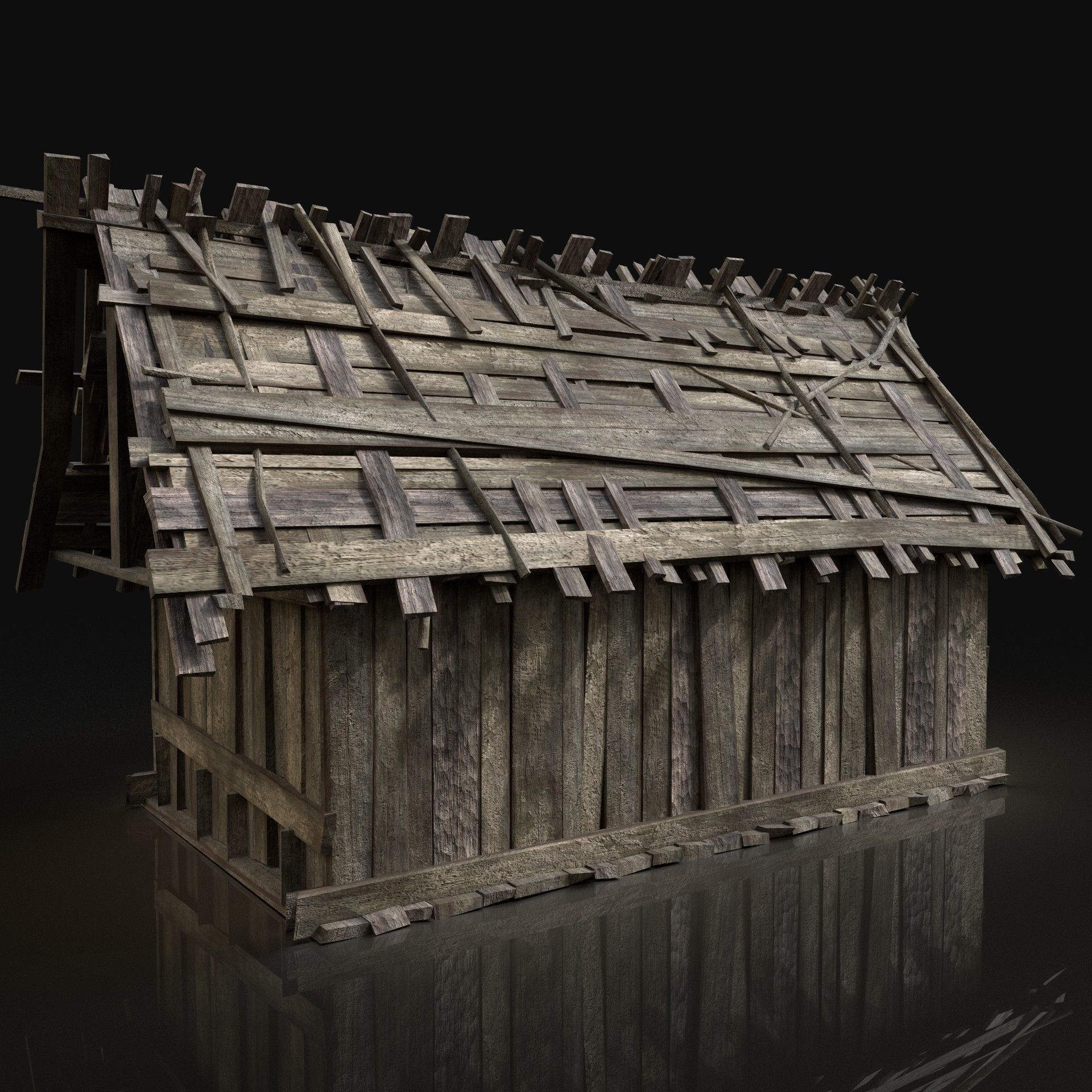 Next Gen AAA Village Builder Houses with interior 3D Model Collection_84