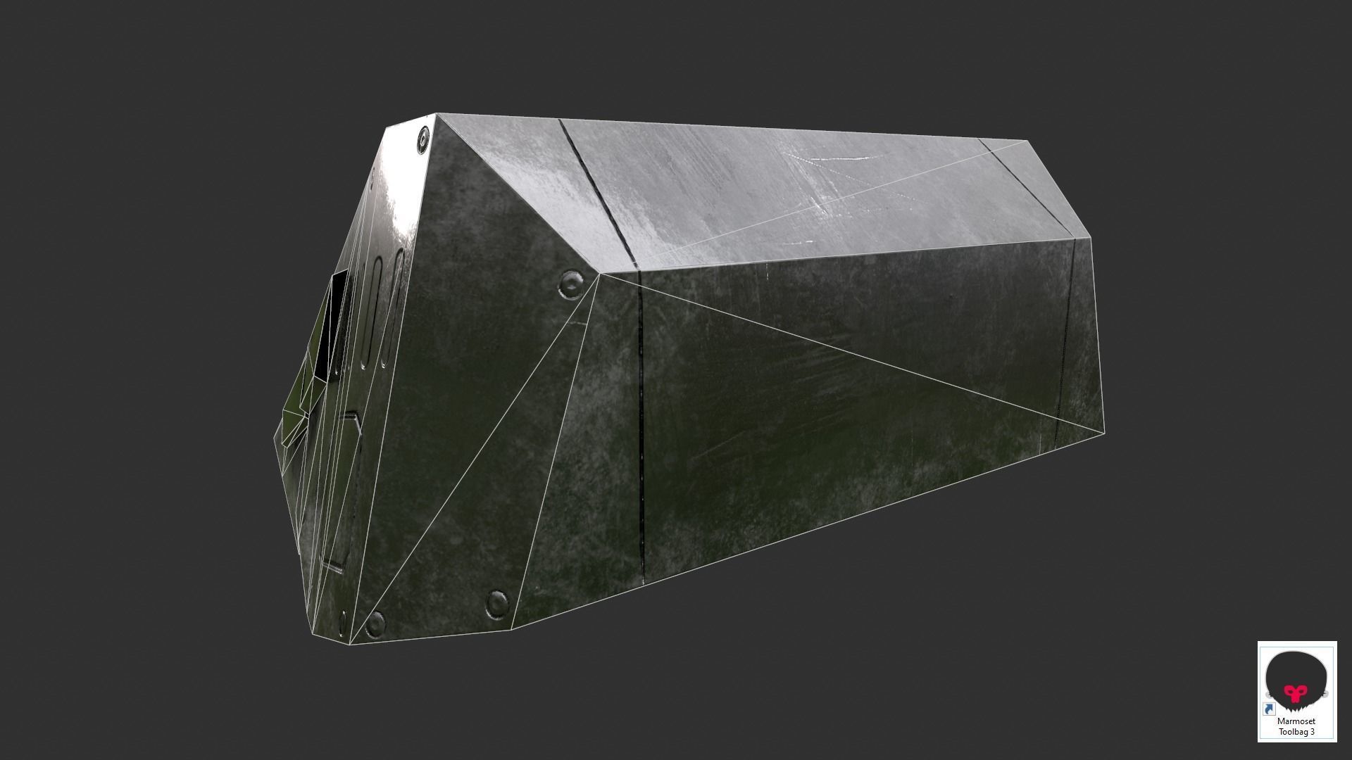 Sentinel  Game  Low-poly 3D model_13