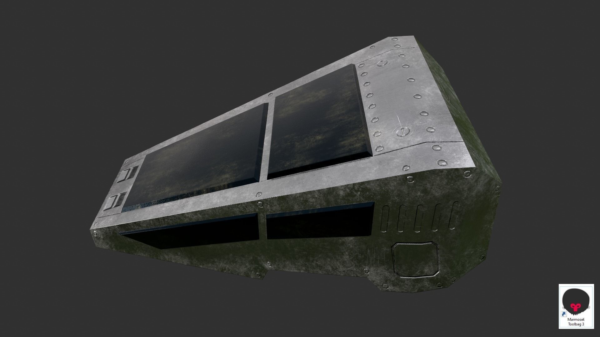 Sentinel  Game  Low-poly 3D model_6