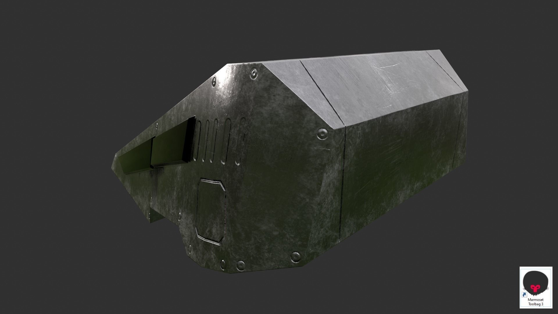 Sentinel  Game  Low-poly 3D model_7