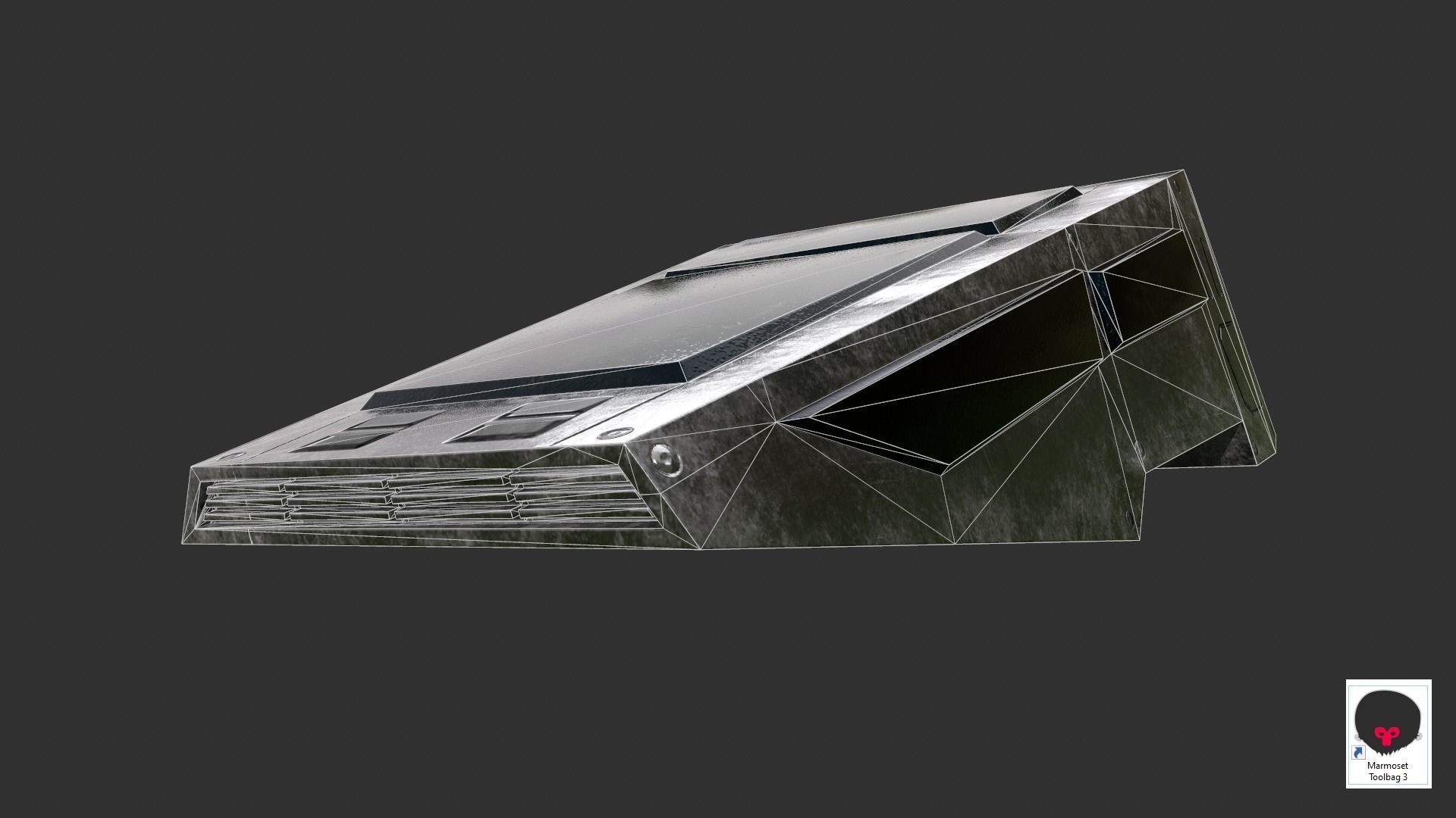 Sentinel  Game  Low-poly 3D model_12