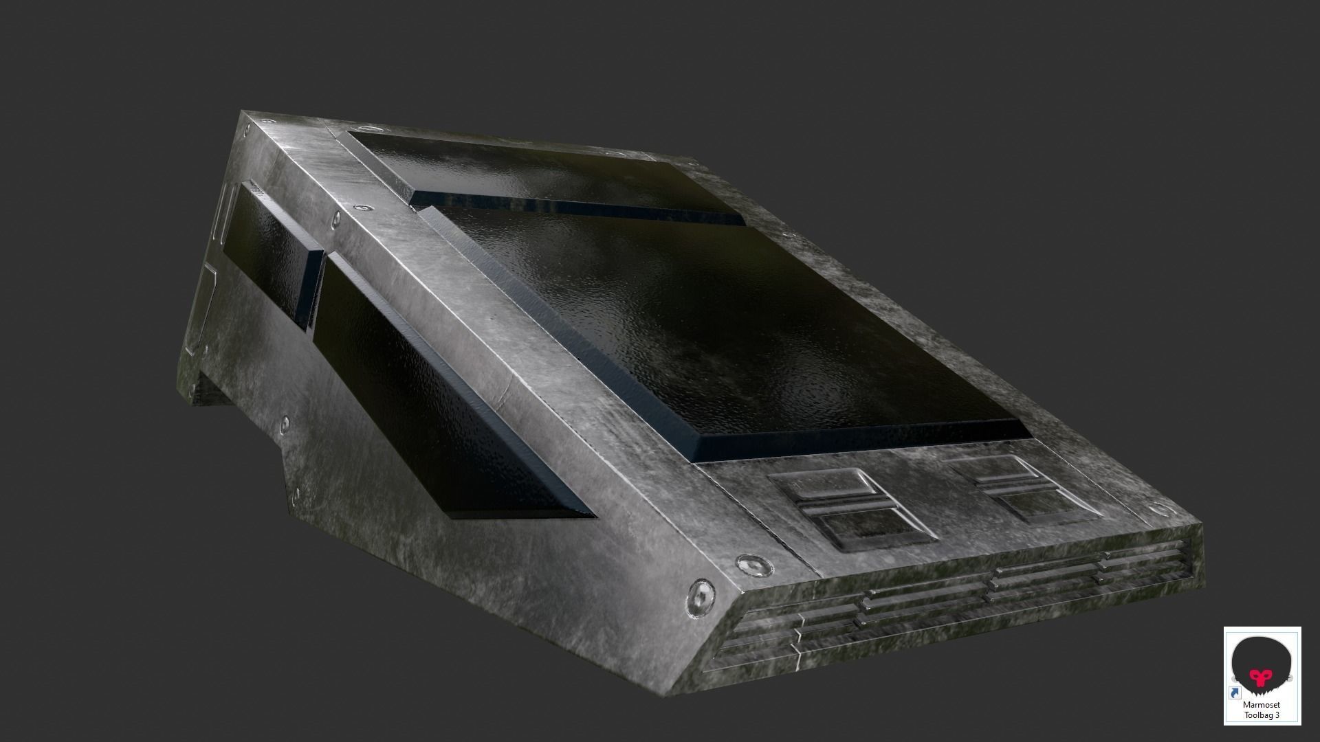 Sentinel  Game  Low-poly 3D model_9