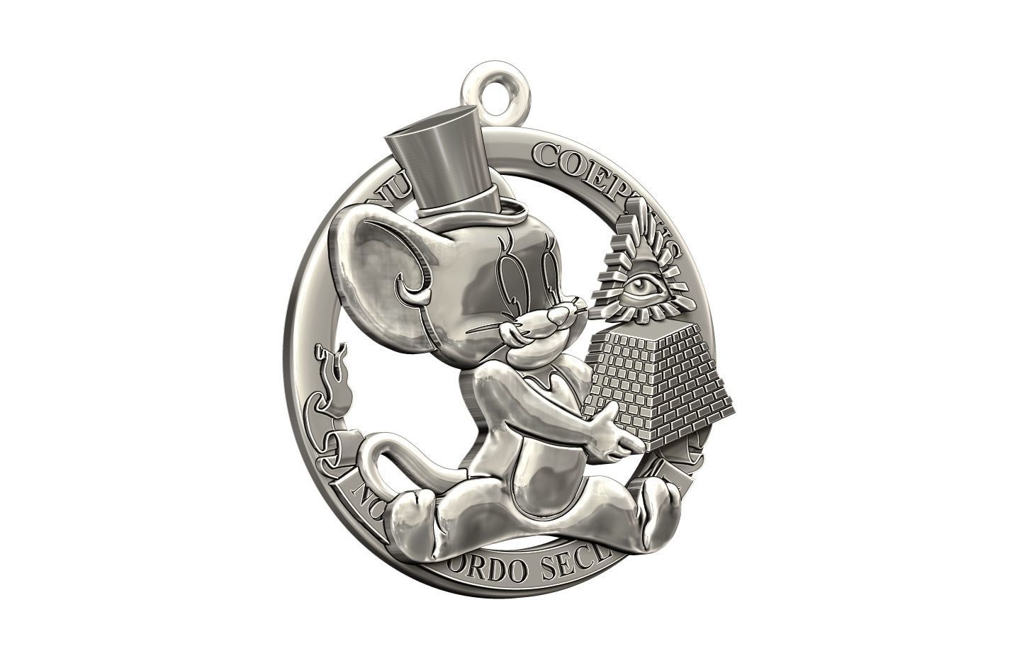 Jerry eats a financial pyramid 3D print model_11