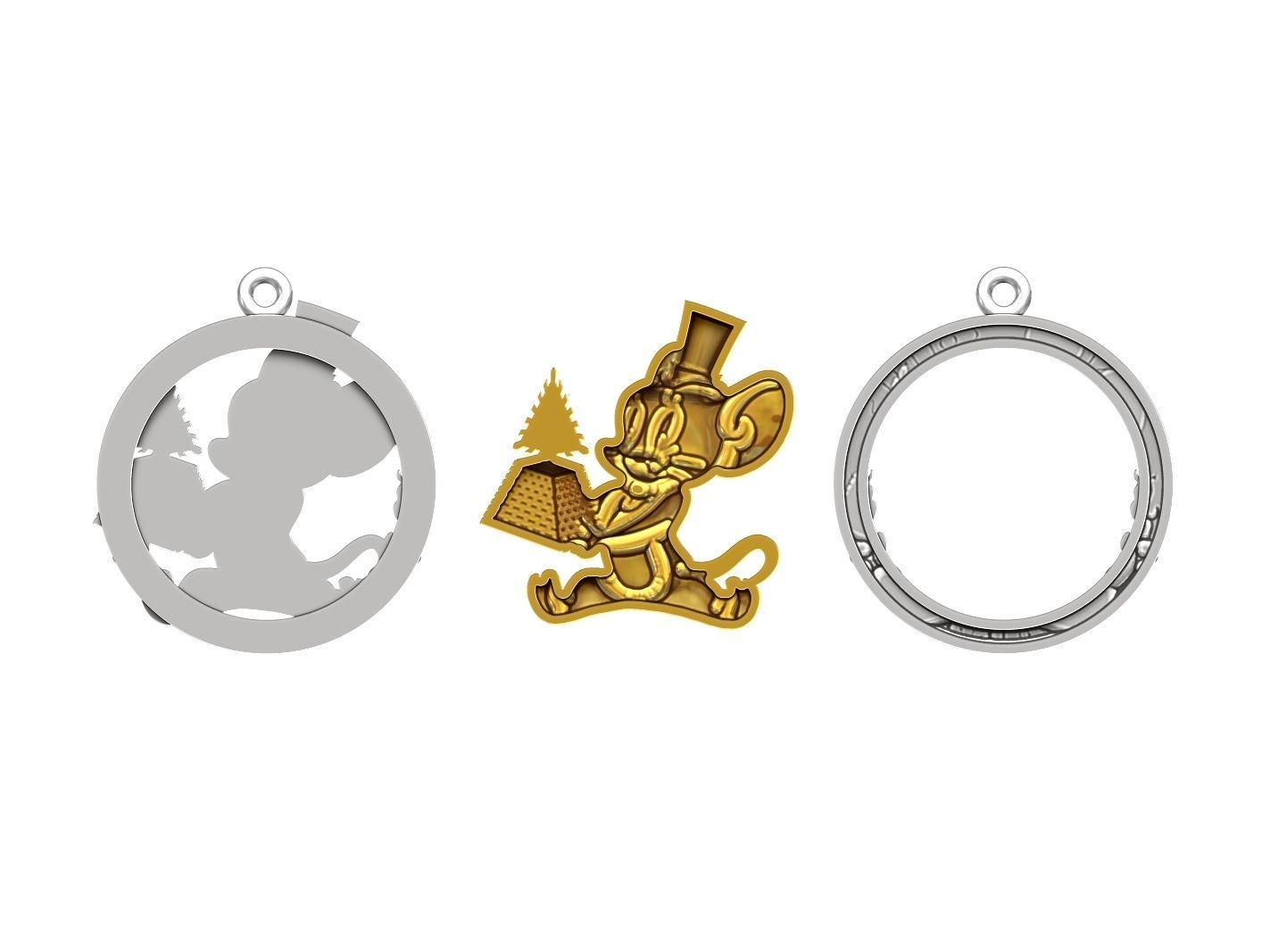 Jerry eats a financial pyramid 3D print model_4