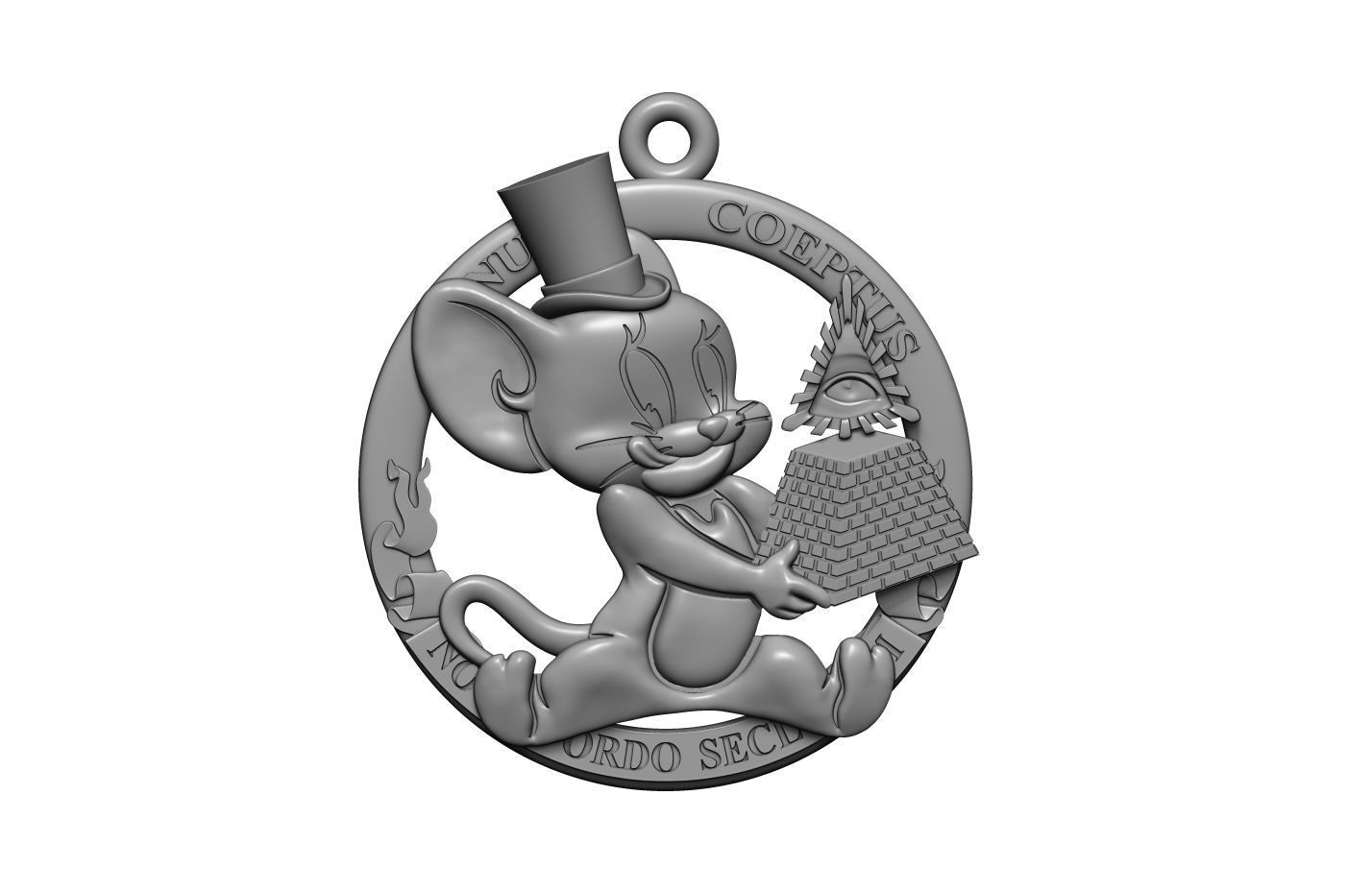 Jerry eats a financial pyramid 3D print model_10