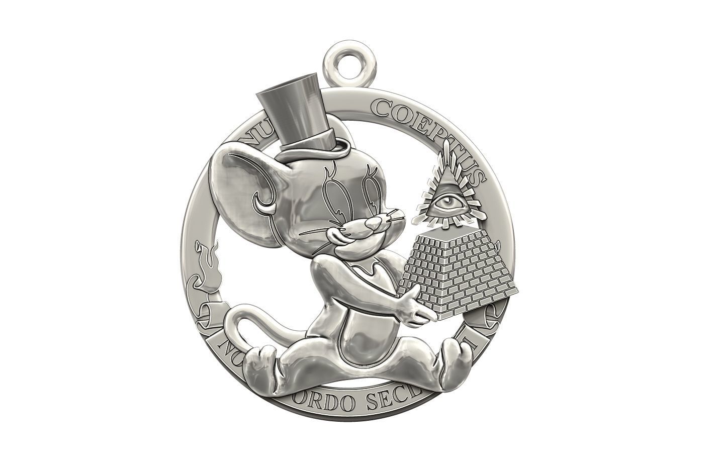 Jerry eats a financial pyramid 3D print model_12