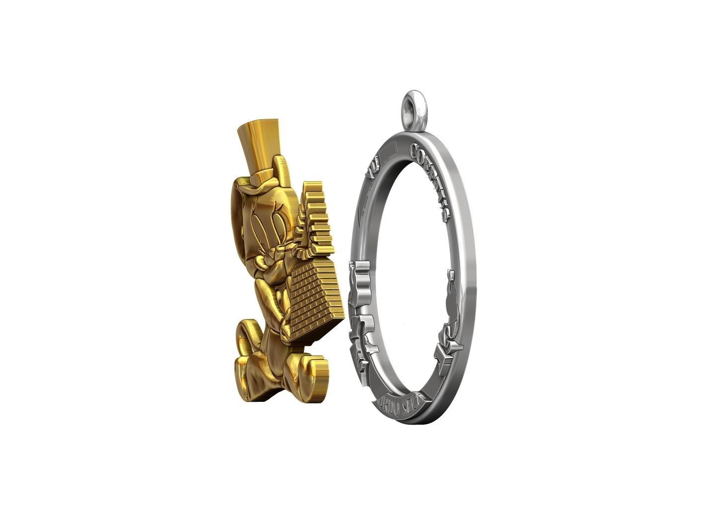 Jerry eats a financial pyramid 3D print model_6