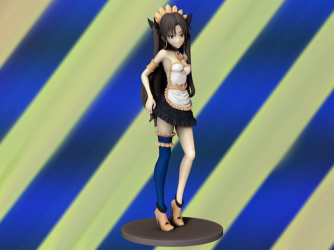 Ishtar rin maid 3d figure 3D print model