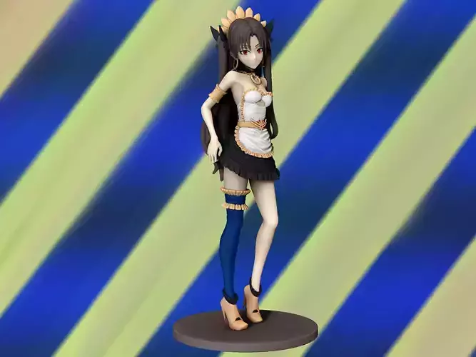 Ishtar rin maid 3d figure 3D print model