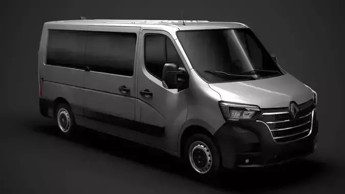 Renault Master L2H1 WindowVan 2020 3D model