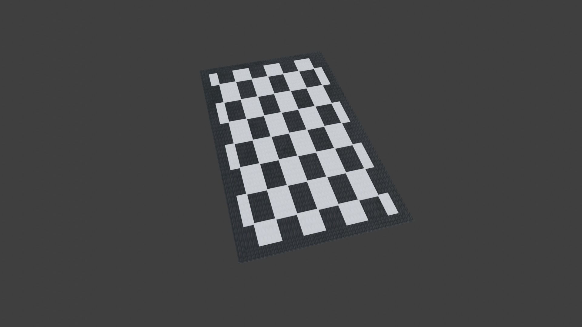 PBR Floor Mat Low Poly 3D Model Low-poly 3D model_5