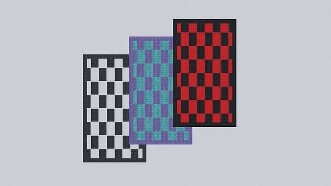 Floor Mat PBR Low-poly 3D model