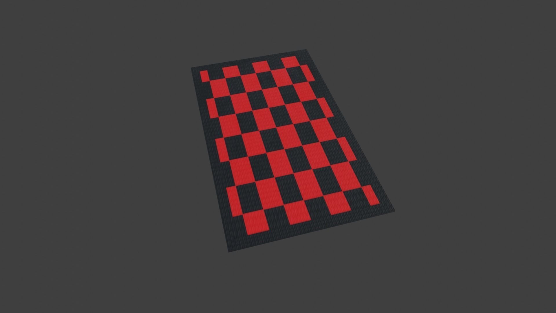 PBR Floor Mat Low Poly 3D Model Low-poly 3D model_4
