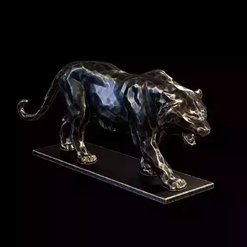 Tiger statuette  3D print model