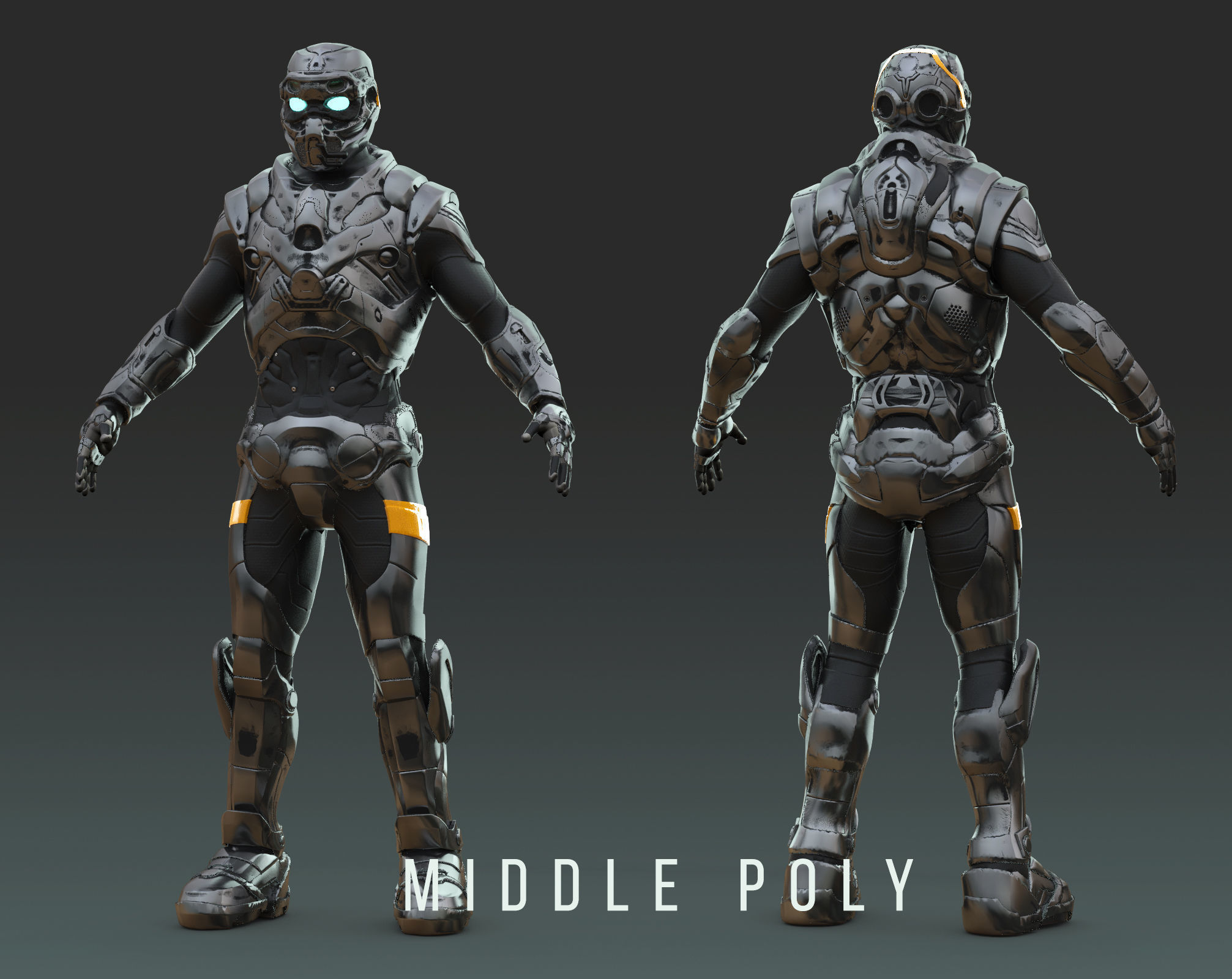 Star trooper Armor High res 3D model_1