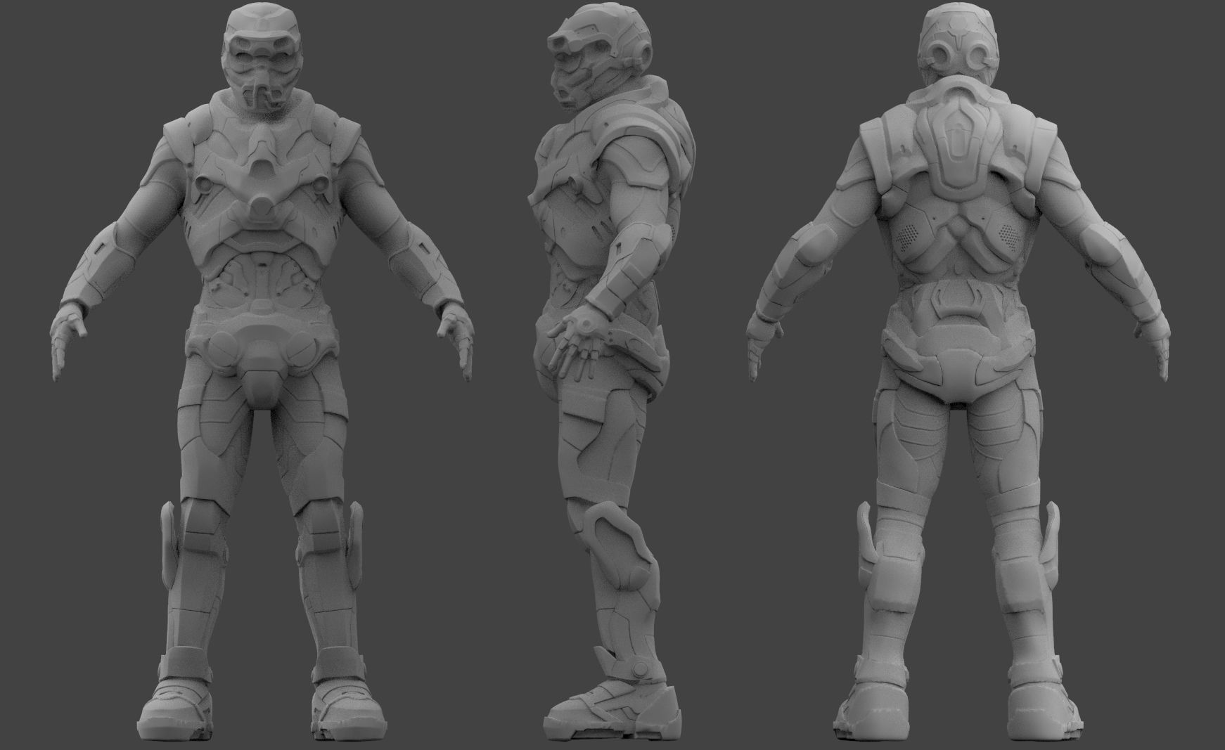 Star trooper Armor High res 3D model_4