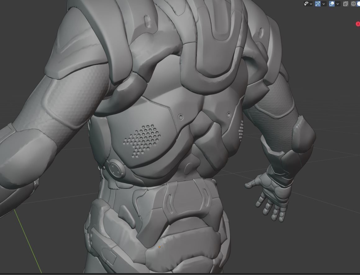 Star trooper Armor High res 3D model_13