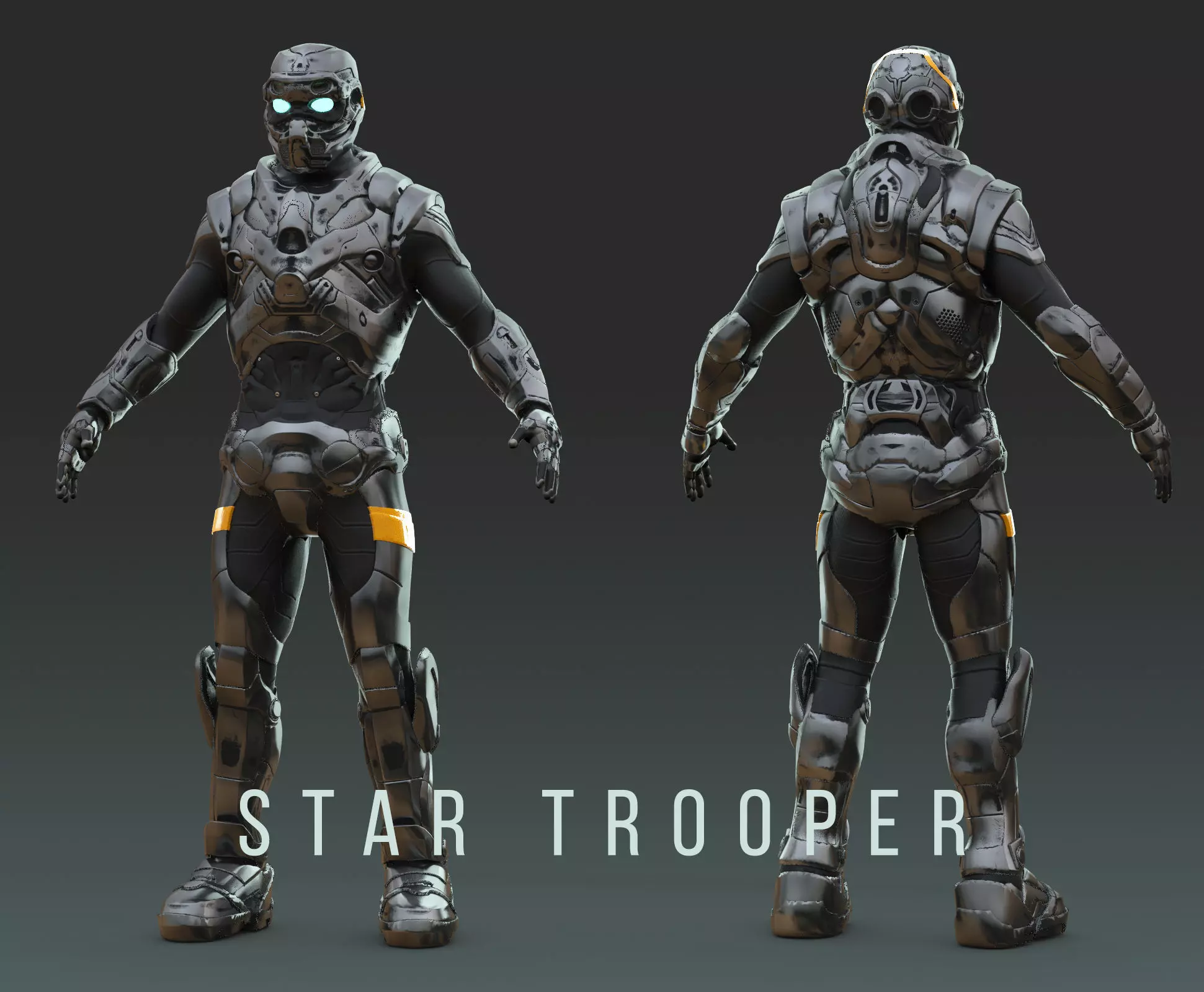 Star trooper Armor High res 3D model_0