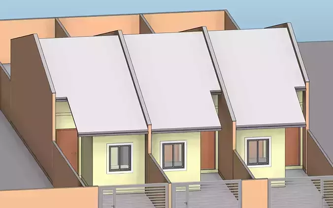 Residencia geminada - small house REVIT NATICE 