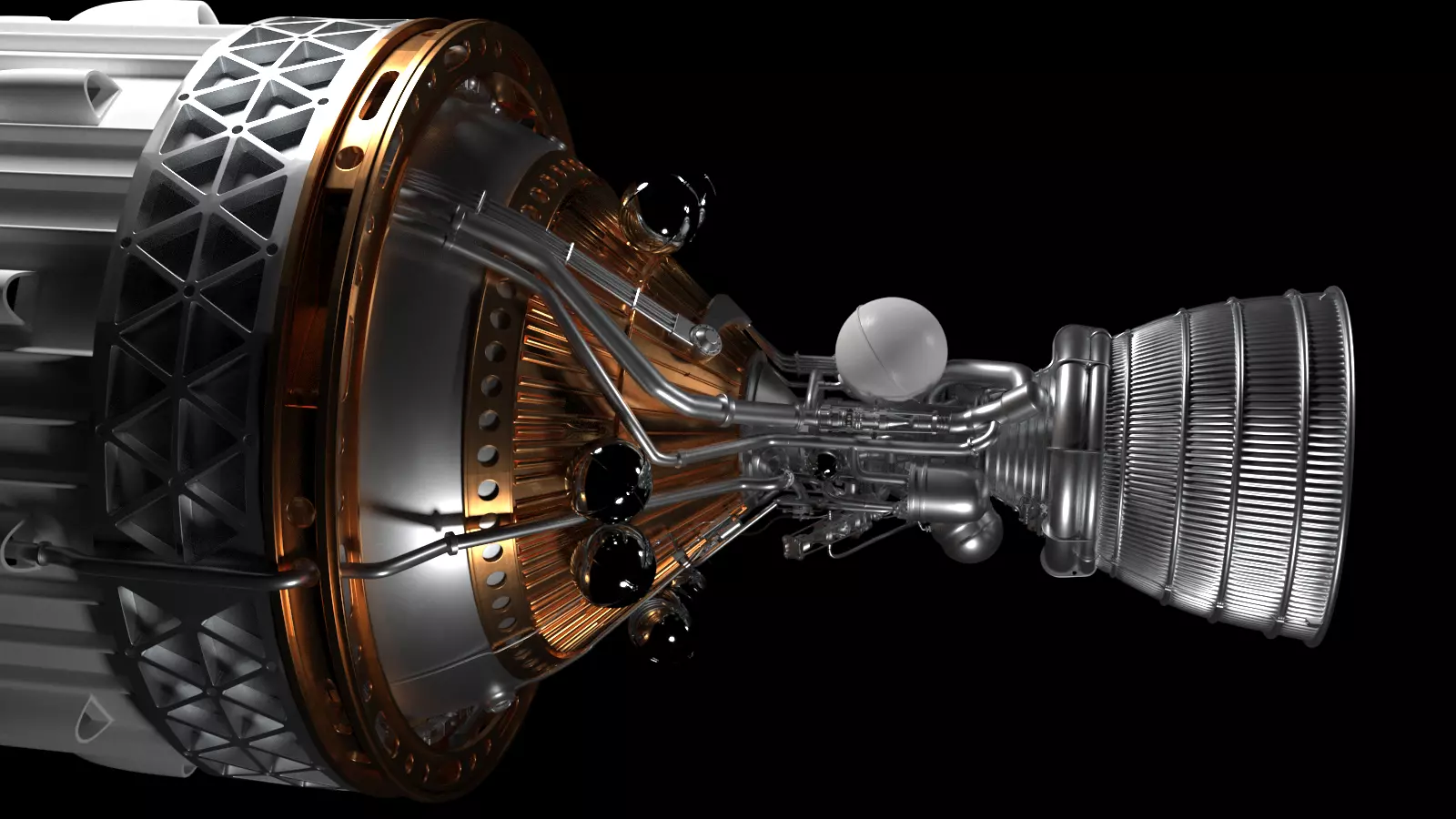 Rocket Engine 02 3D model | CGTrader