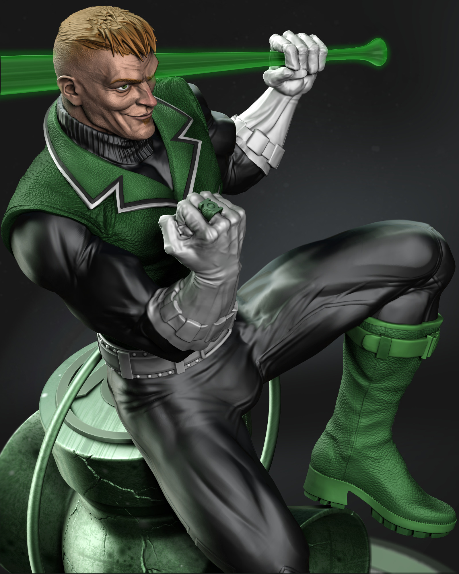 Guy Gardner  3D model_7