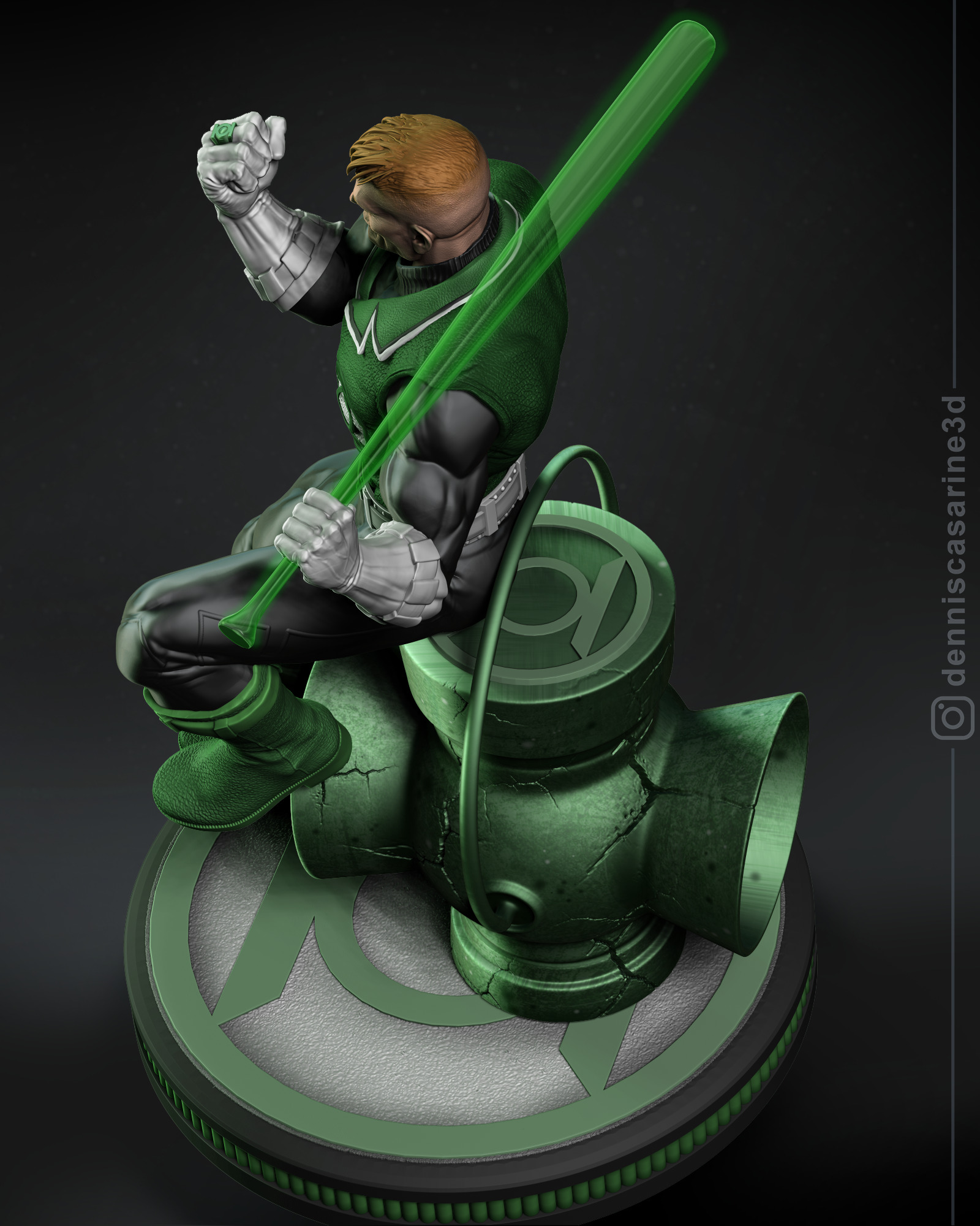 Guy Gardner  3D model_8
