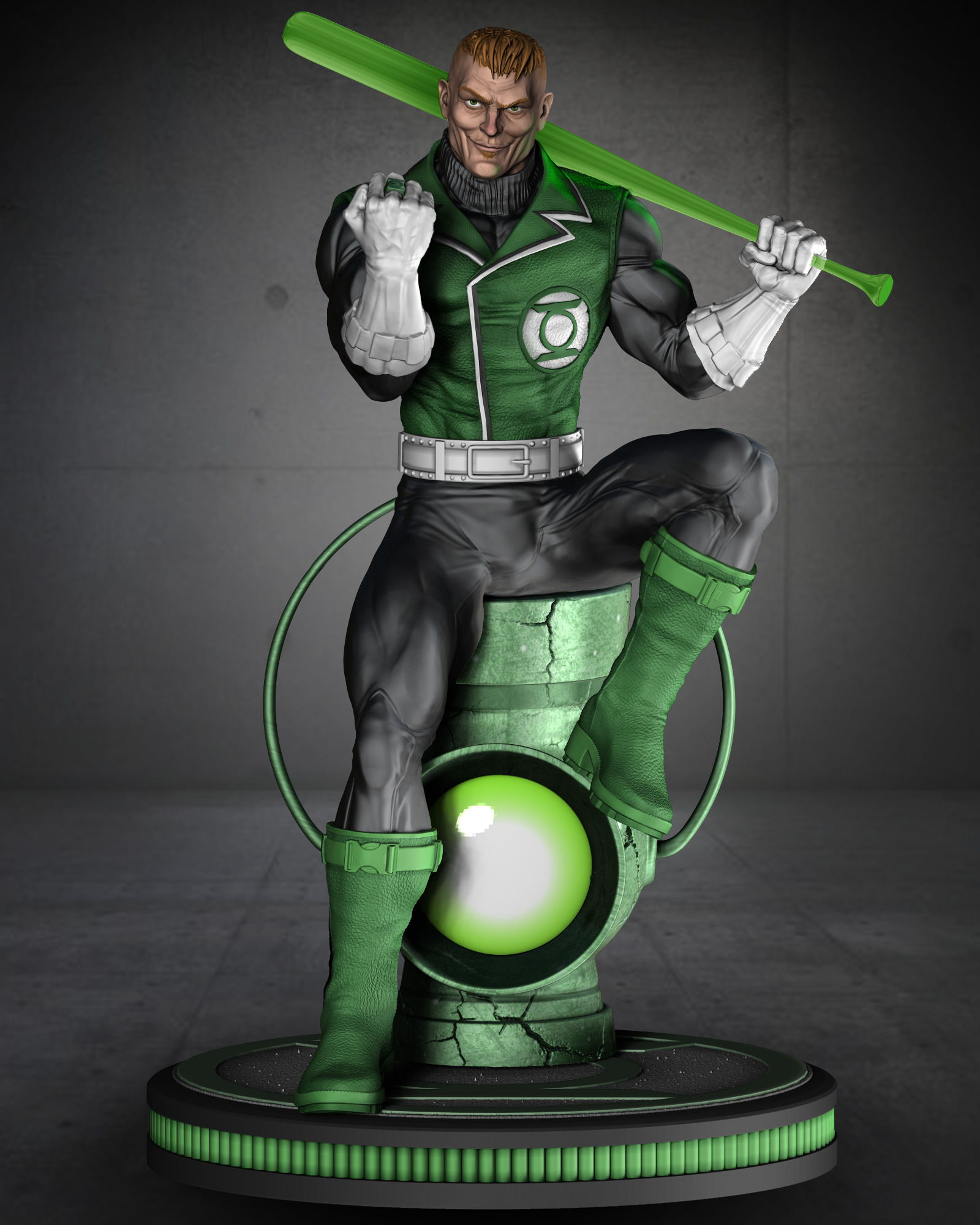 Guy Gardner  3D model_2