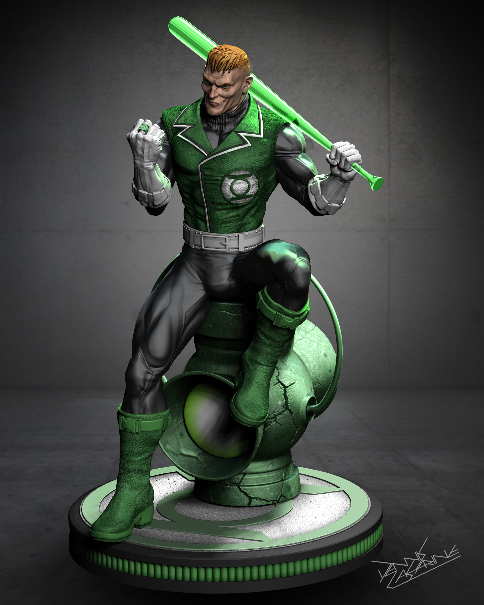 Guy Gardner  3D model_4