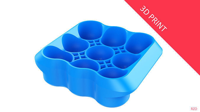 Crate Unity 01 for 9 Cans 350ml  3D print model
