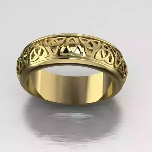 Celtic knot ring 3D print 