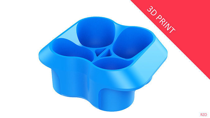 Crate Unity 02 for 4 Cans 350ml  3D print model