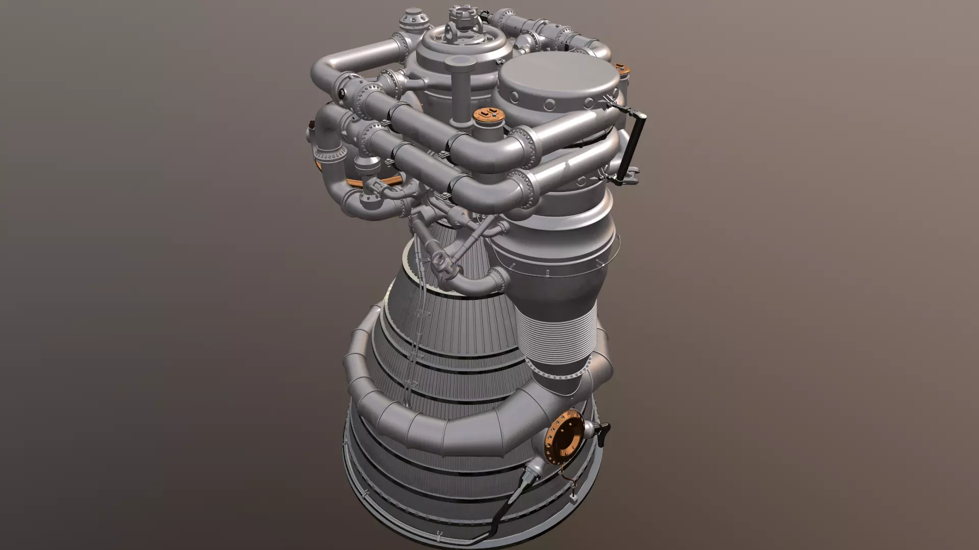 Rocket Engine 03 3D model_0