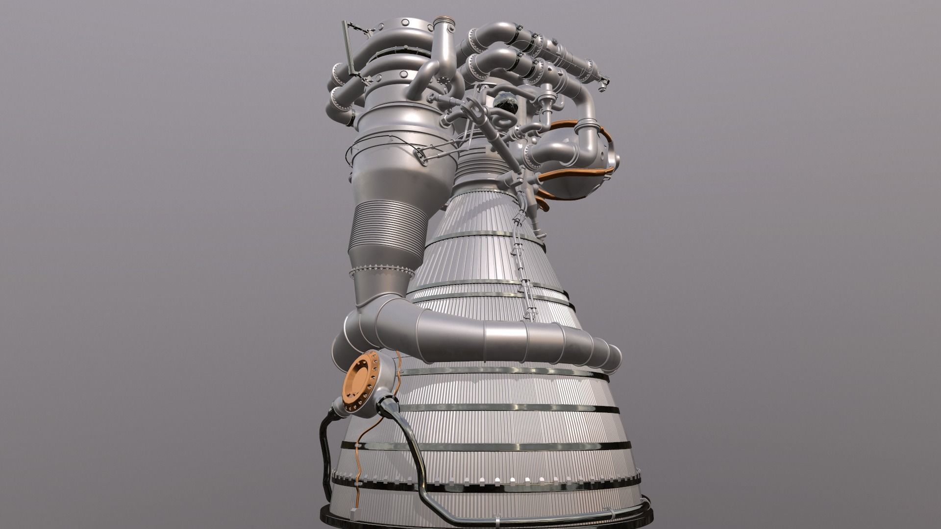 Rocket Engine 03 3D model_1