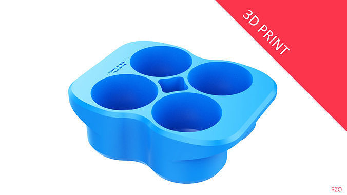 Crate Unity 03 for 4 Cans 350ml  3D print model