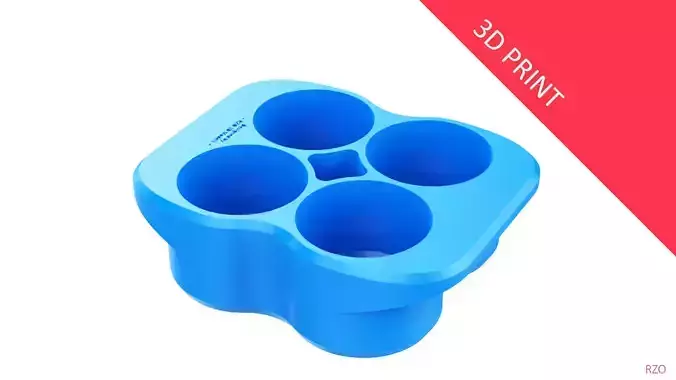 Crate Unity 03 for 4 Cans 350ml  3D print model