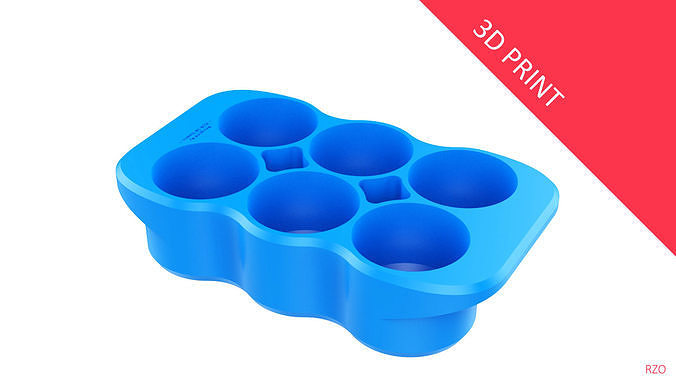 Crate Unity 03 for 6 Cans 350ml 3D print model