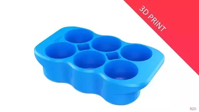 Crate Unity 03 for 6 Cans 350ml 3D print model
