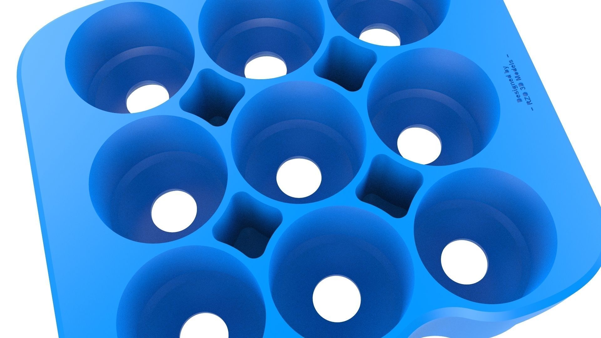 Crate Unity 03 for 9 Cans 350ml 3D print model_3