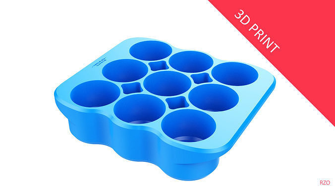 Crate Unity 03 for 9 Cans 350ml 3D print model
