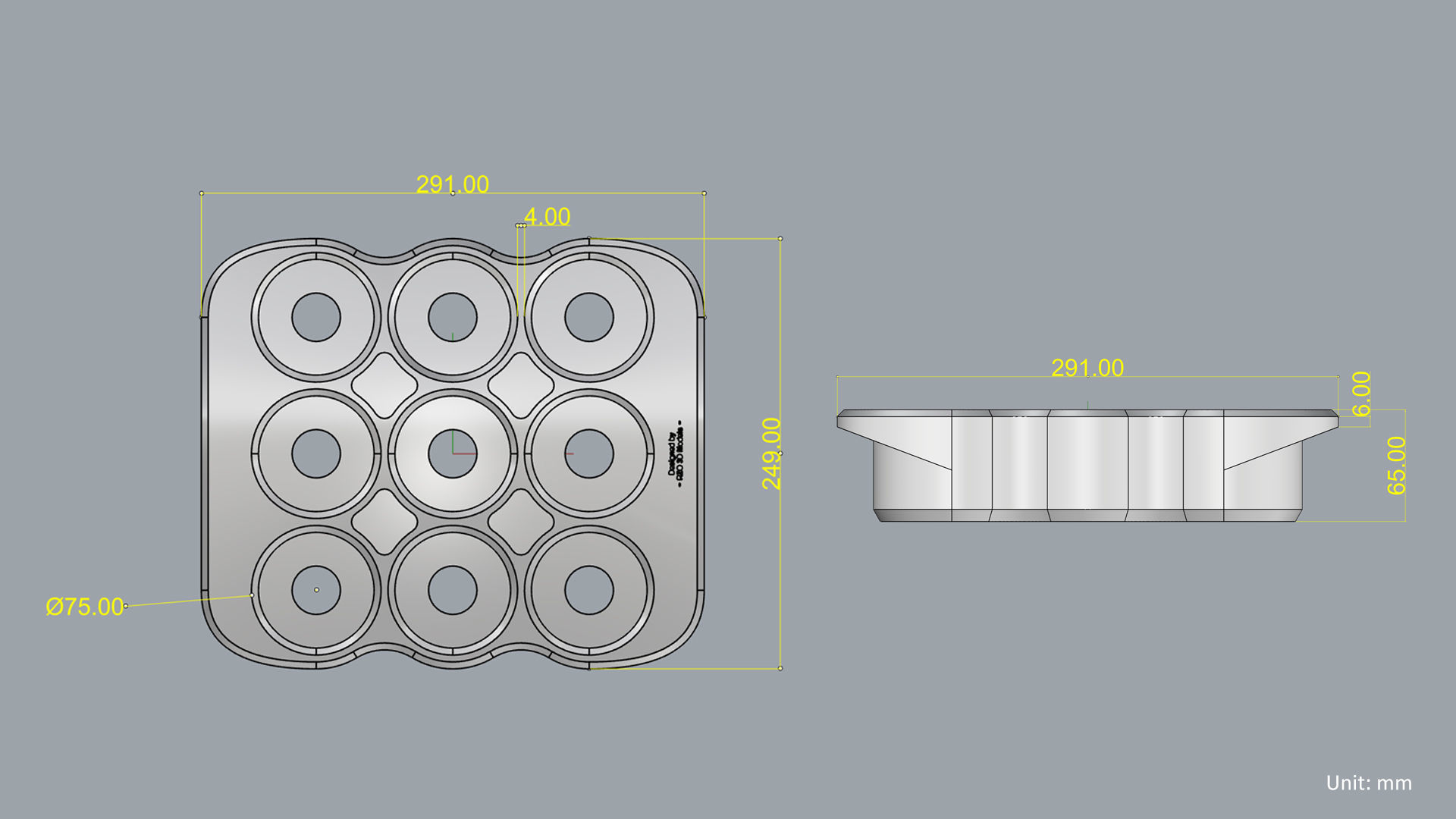 Crate Unity 03 for 9 Cans 350ml 3D print model_2