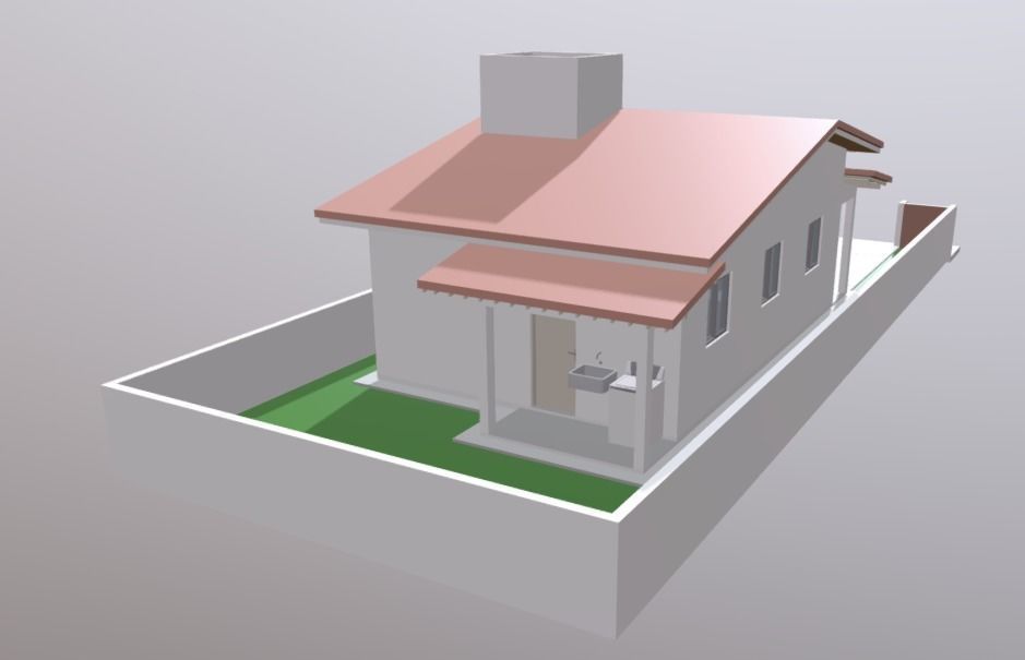 Residencia terrea mcmv  3D model_1