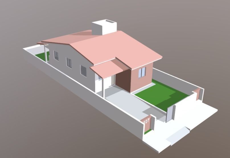 Residencia terrea mcmv  3D model_4