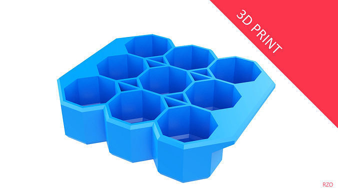 Crate Unity 05 for 9 Cans 350ml 3D print model