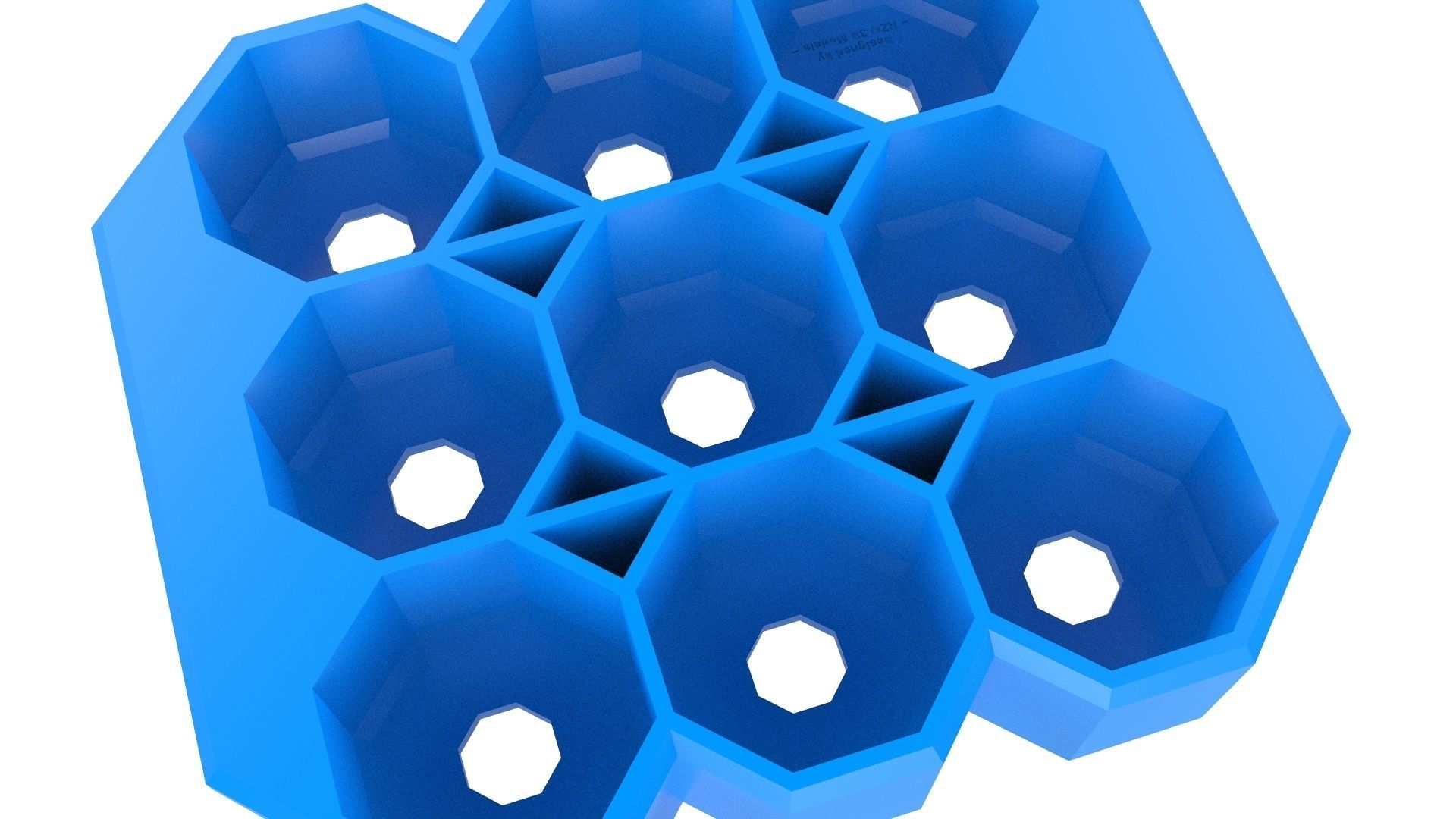 Crate Unity 05 for 9 Cans 350ml 3D print model_3